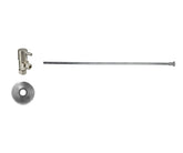 Toilet Supply Kit - Contemporary Lever Handle with 1/4 Turn Ceramic Disc Cartridge Valve (MT5003L-NL) - Angle, Flat Head Riser